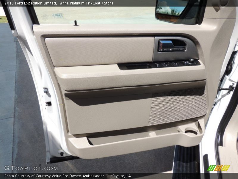 White Platinum Tri-Coat / Stone 2013 Ford Expedition Limited