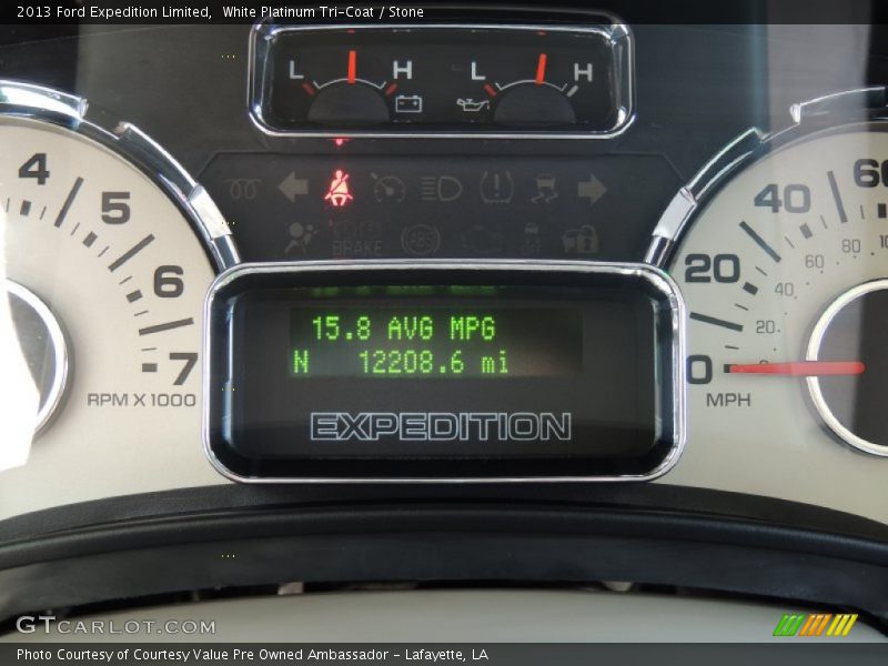 White Platinum Tri-Coat / Stone 2013 Ford Expedition Limited