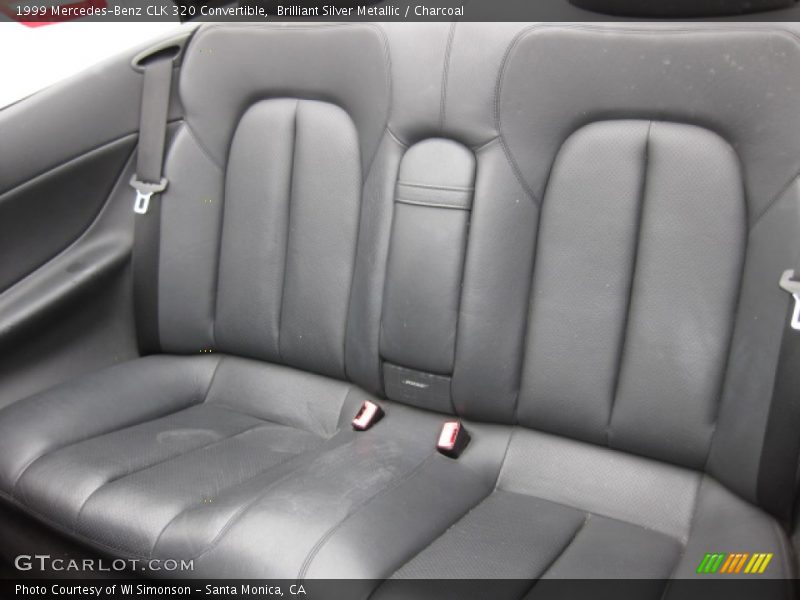 Brilliant Silver Metallic / Charcoal 1999 Mercedes-Benz CLK 320 Convertible