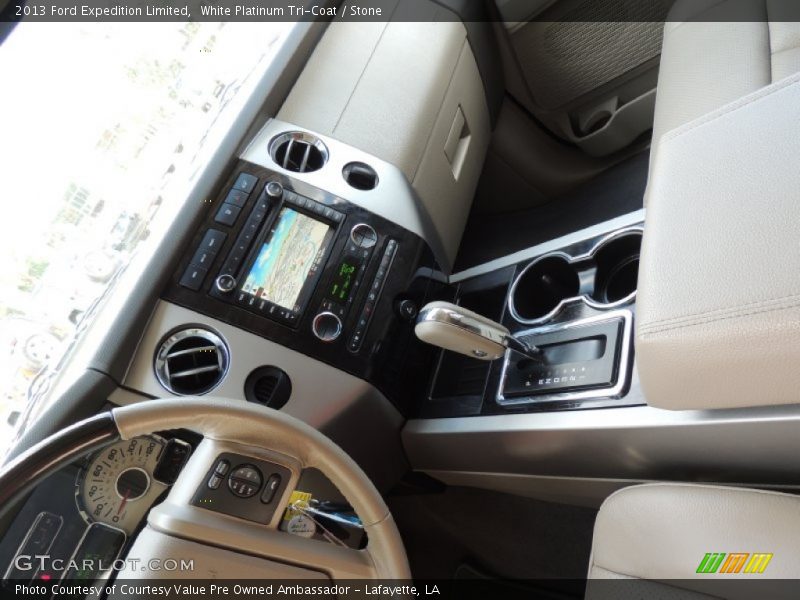 White Platinum Tri-Coat / Stone 2013 Ford Expedition Limited