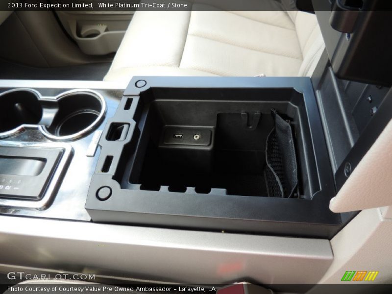 White Platinum Tri-Coat / Stone 2013 Ford Expedition Limited