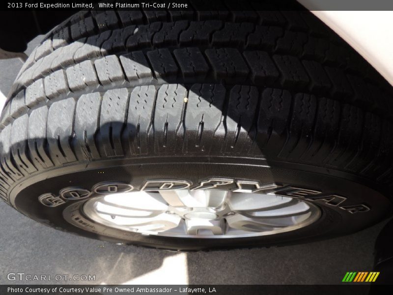 White Platinum Tri-Coat / Stone 2013 Ford Expedition Limited