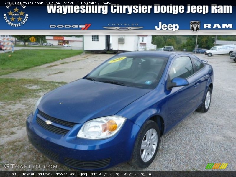 Arrival Blue Metallic / Ebony 2005 Chevrolet Cobalt LS Coupe