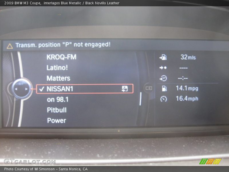 Interlagos Blue Metallic / Black Novillo Leather 2009 BMW M3 Coupe