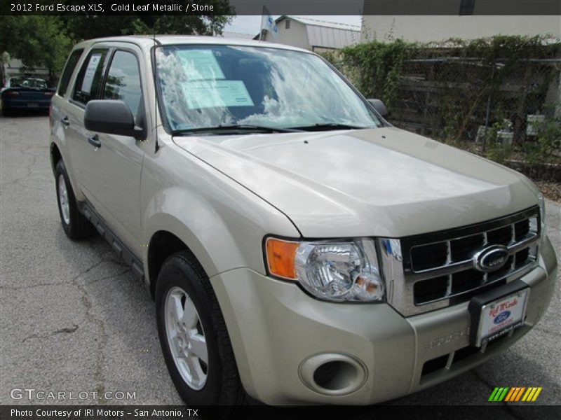 Gold Leaf Metallic / Stone 2012 Ford Escape XLS