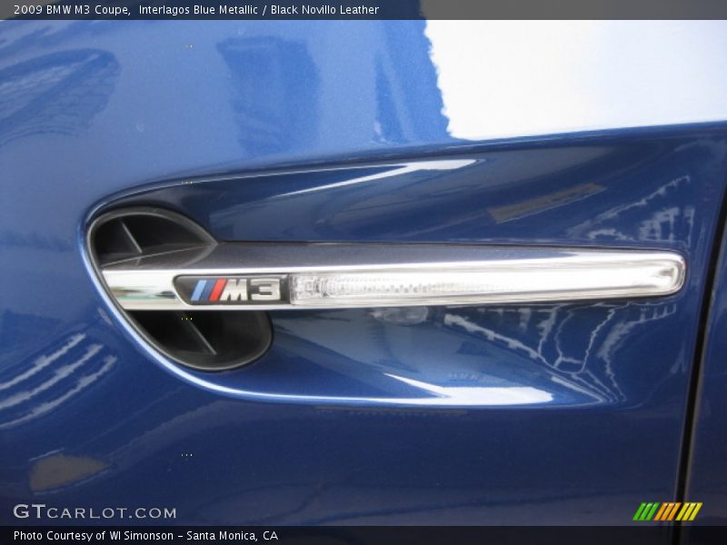 Interlagos Blue Metallic / Black Novillo Leather 2009 BMW M3 Coupe