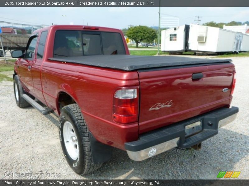 Toreador Red Metallic / Medium Dark Flint 2005 Ford Ranger XLT SuperCab 4x4