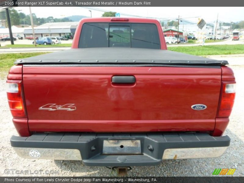 Toreador Red Metallic / Medium Dark Flint 2005 Ford Ranger XLT SuperCab 4x4