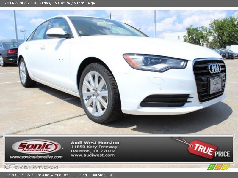 Ibis White / Velvet Beige 2014 Audi A6 2.0T Sedan