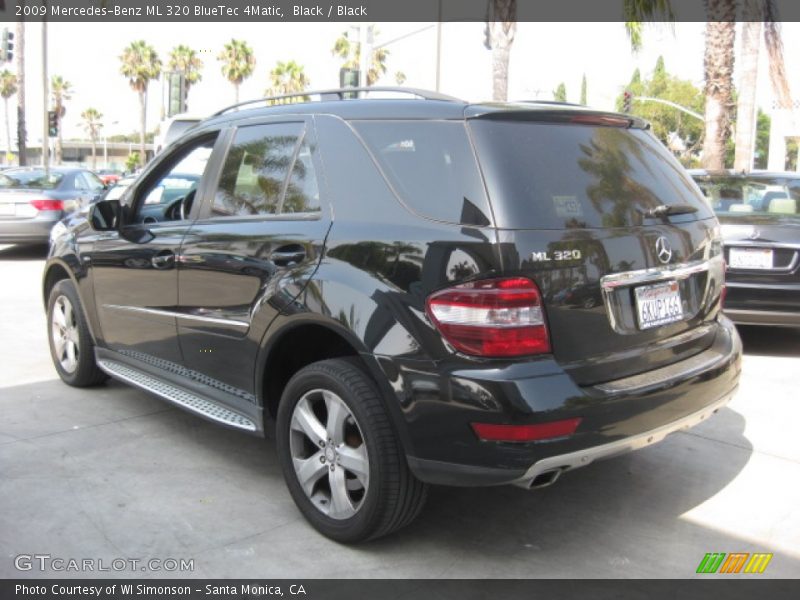 Black / Black 2009 Mercedes-Benz ML 320 BlueTec 4Matic
