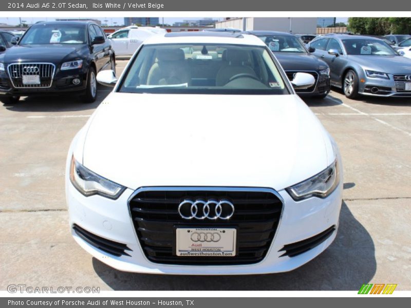 Ibis White / Velvet Beige 2014 Audi A6 2.0T Sedan