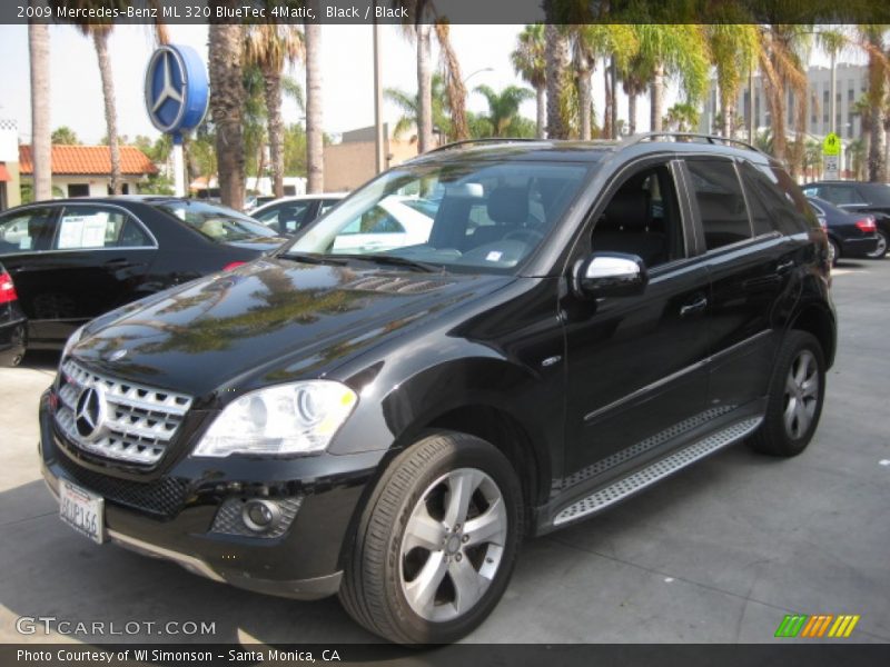 Black / Black 2009 Mercedes-Benz ML 320 BlueTec 4Matic