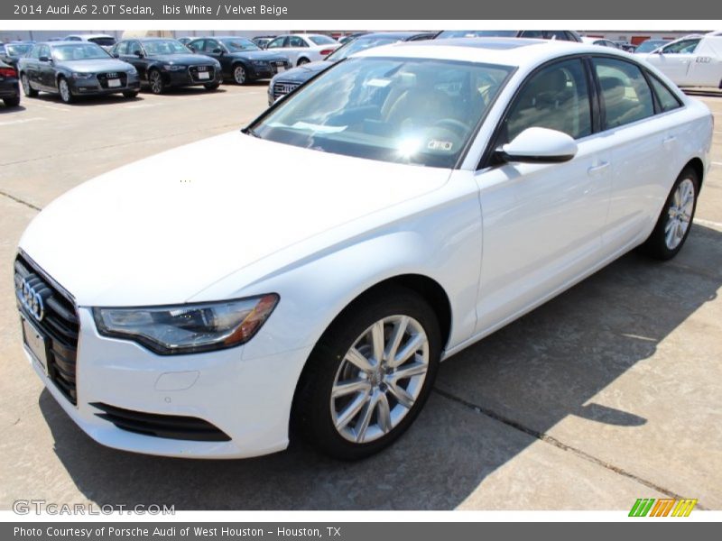 Ibis White / Velvet Beige 2014 Audi A6 2.0T Sedan