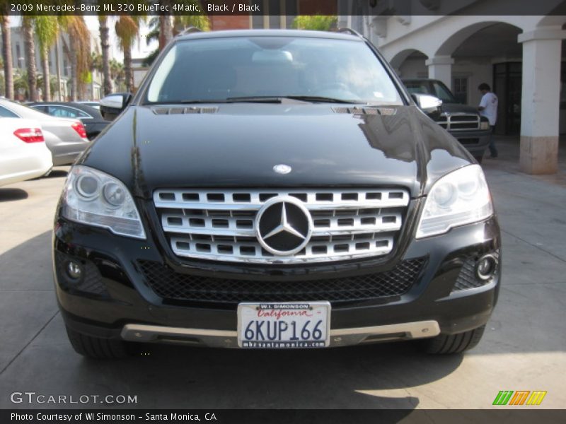 Black / Black 2009 Mercedes-Benz ML 320 BlueTec 4Matic