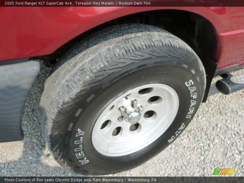 Toreador Red Metallic / Medium Dark Flint 2005 Ford Ranger XLT SuperCab 4x4