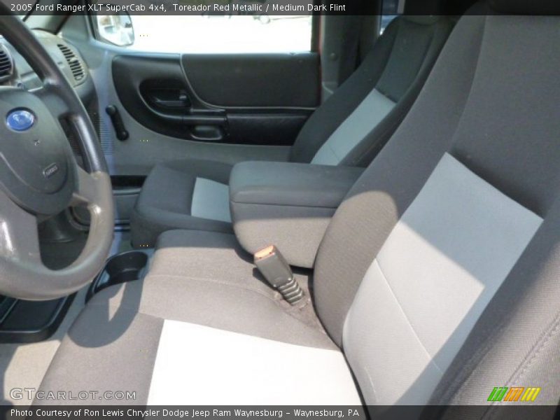 Toreador Red Metallic / Medium Dark Flint 2005 Ford Ranger XLT SuperCab 4x4