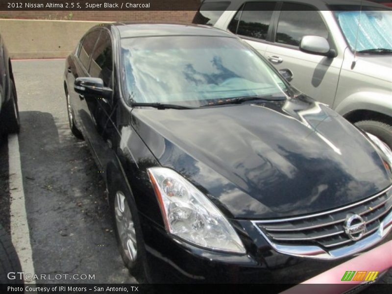 Super Black / Charcoal 2012 Nissan Altima 2.5 S
