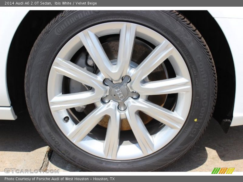 Ibis White / Velvet Beige 2014 Audi A6 2.0T Sedan