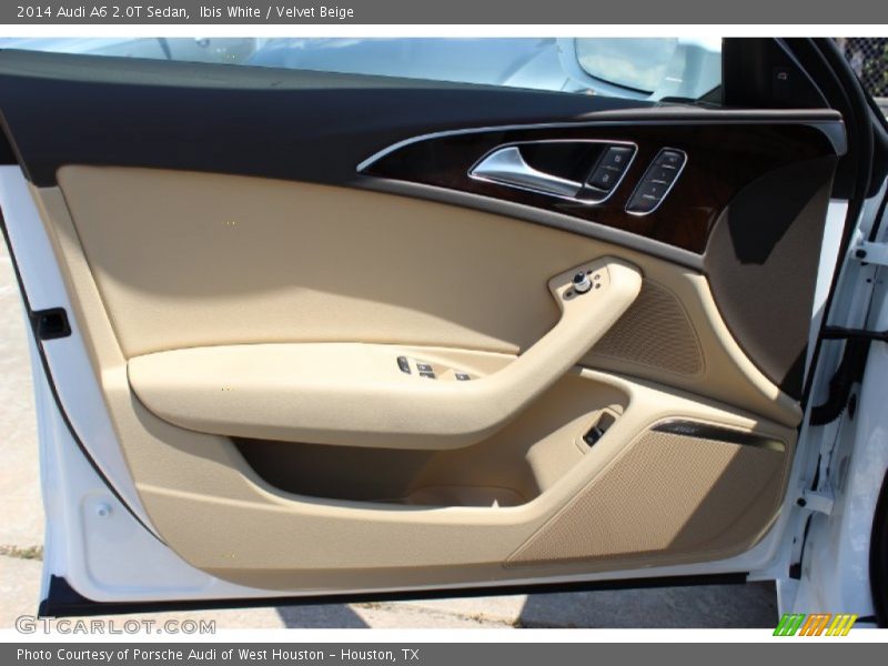 Ibis White / Velvet Beige 2014 Audi A6 2.0T Sedan