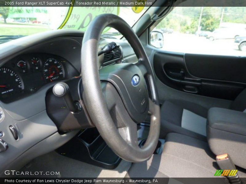 Toreador Red Metallic / Medium Dark Flint 2005 Ford Ranger XLT SuperCab 4x4