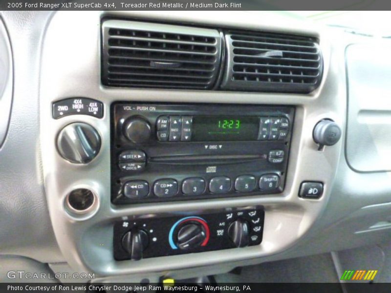 Toreador Red Metallic / Medium Dark Flint 2005 Ford Ranger XLT SuperCab 4x4