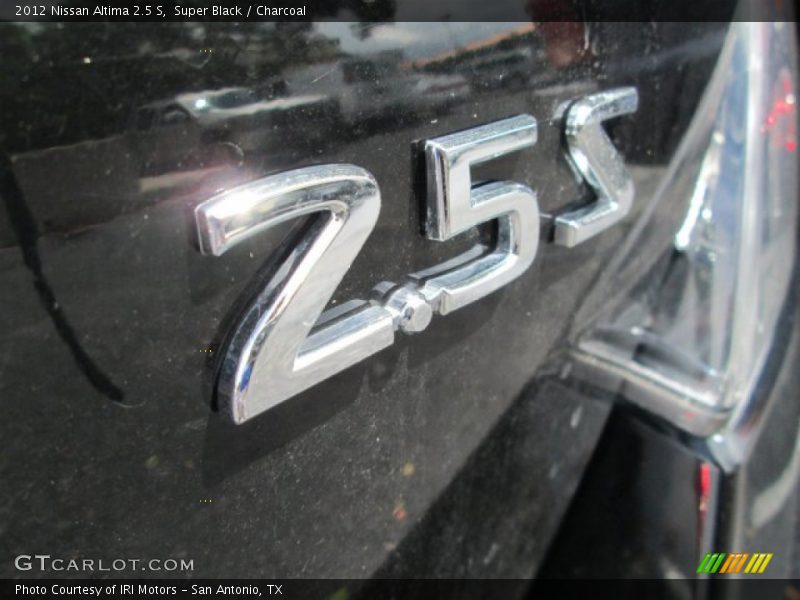 Super Black / Charcoal 2012 Nissan Altima 2.5 S