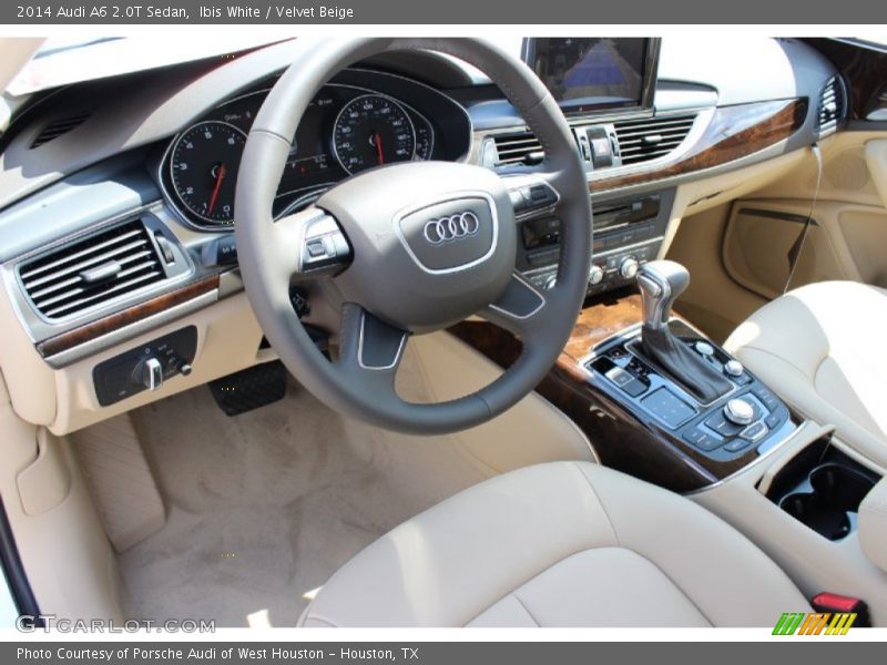 Ibis White / Velvet Beige 2014 Audi A6 2.0T Sedan