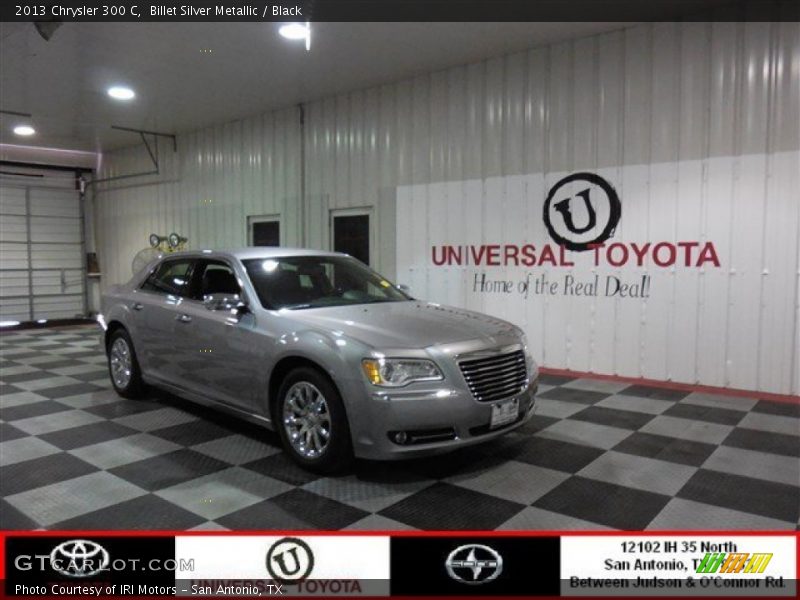 Billet Silver Metallic / Black 2013 Chrysler 300 C