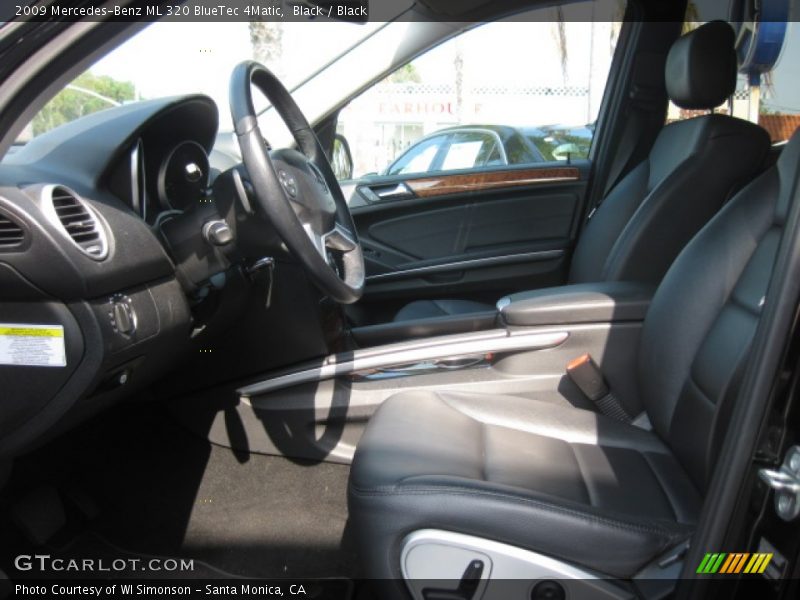 Black / Black 2009 Mercedes-Benz ML 320 BlueTec 4Matic