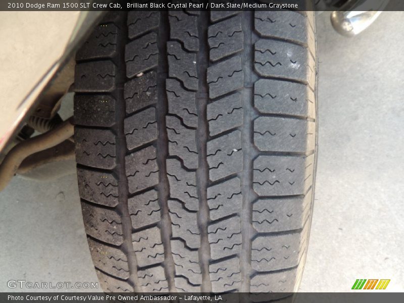 Brilliant Black Crystal Pearl / Dark Slate/Medium Graystone 2010 Dodge Ram 1500 SLT Crew Cab