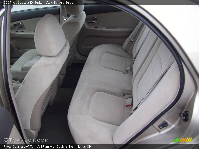 Sand Beige / Beige 2007 Kia Spectra EX Sedan