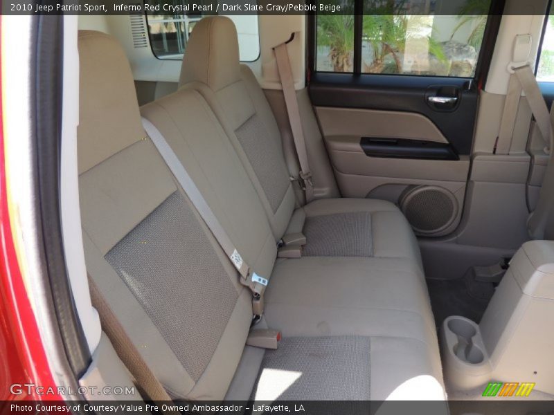 Inferno Red Crystal Pearl / Dark Slate Gray/Pebble Beige 2010 Jeep Patriot Sport