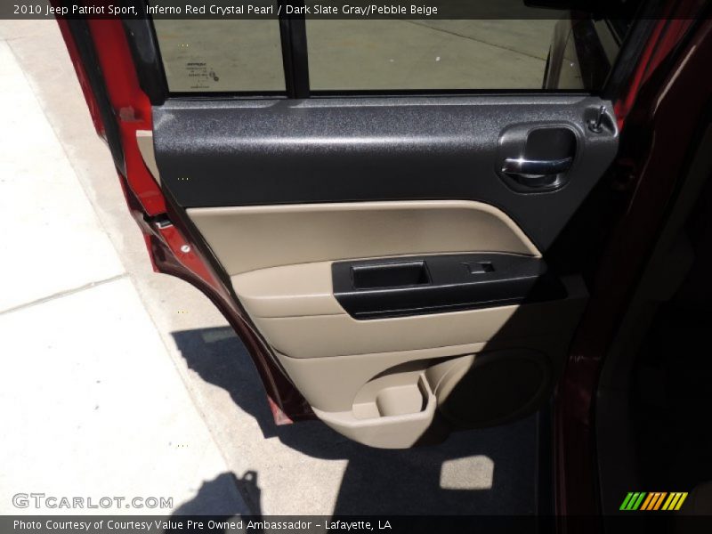 Inferno Red Crystal Pearl / Dark Slate Gray/Pebble Beige 2010 Jeep Patriot Sport