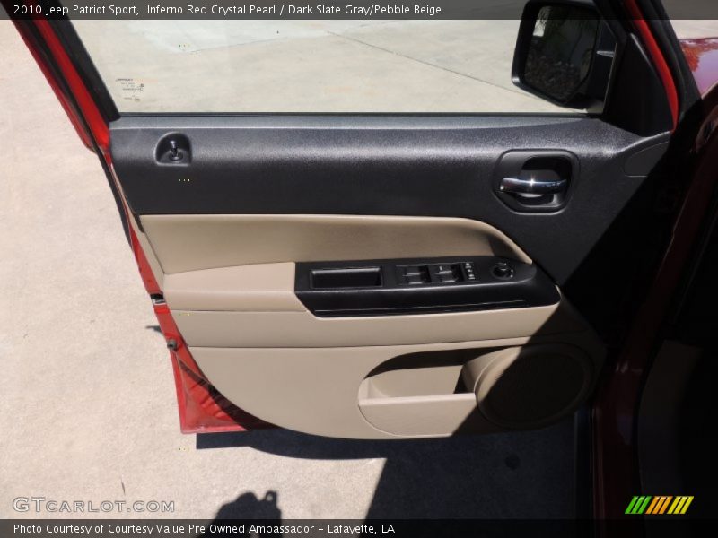 Inferno Red Crystal Pearl / Dark Slate Gray/Pebble Beige 2010 Jeep Patriot Sport
