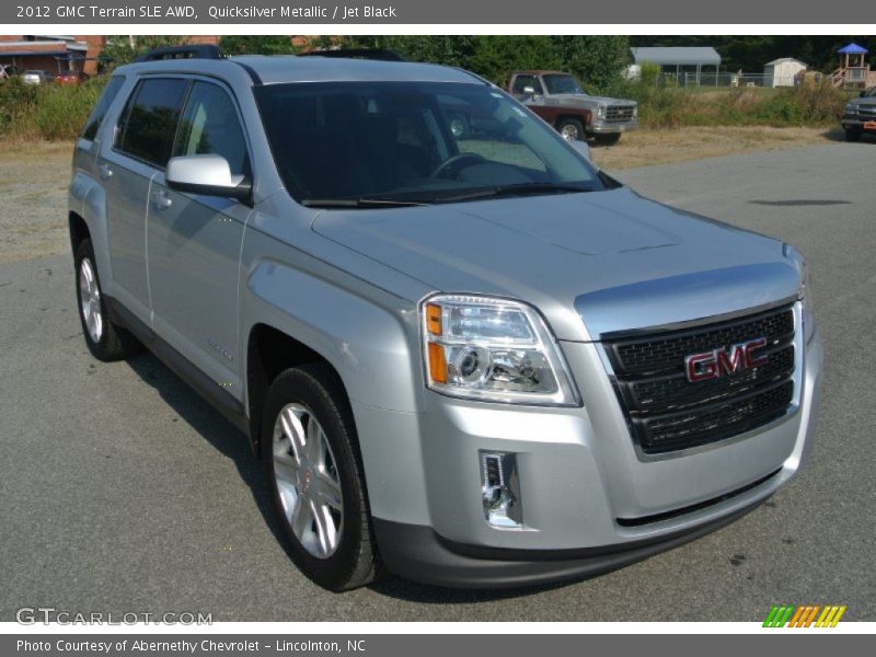 Quicksilver Metallic / Jet Black 2012 GMC Terrain SLE AWD