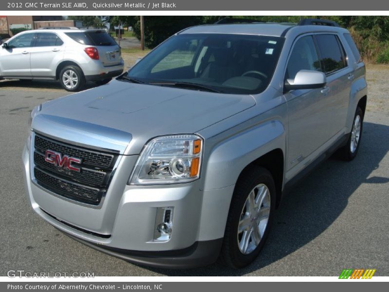 Quicksilver Metallic / Jet Black 2012 GMC Terrain SLE AWD