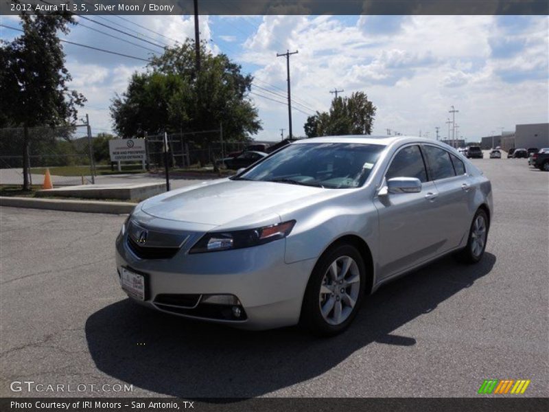 Silver Moon / Ebony 2012 Acura TL 3.5