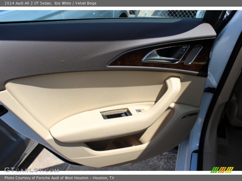 Ibis White / Velvet Beige 2014 Audi A6 2.0T Sedan