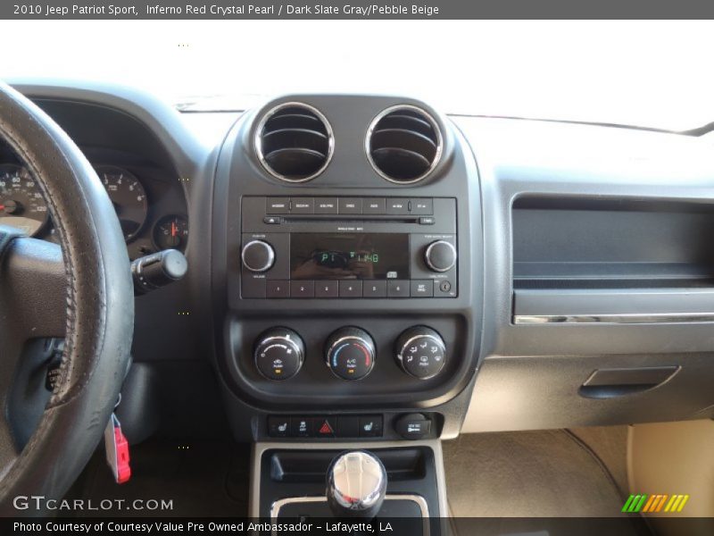 Inferno Red Crystal Pearl / Dark Slate Gray/Pebble Beige 2010 Jeep Patriot Sport