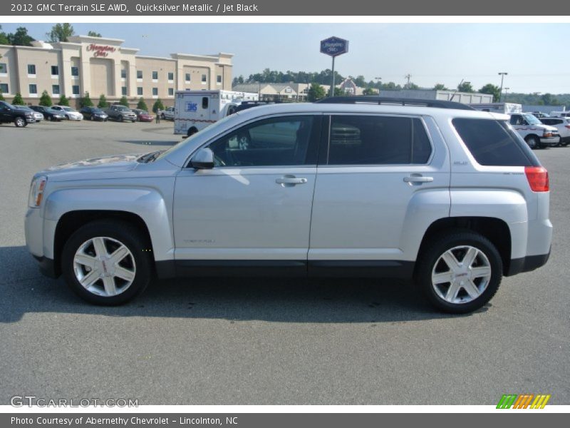 Quicksilver Metallic / Jet Black 2012 GMC Terrain SLE AWD