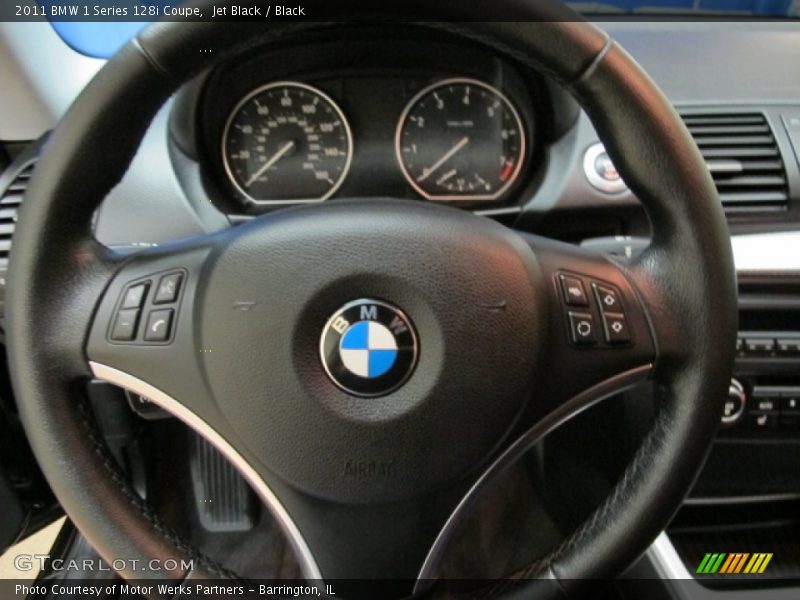 Jet Black / Black 2011 BMW 1 Series 128i Coupe