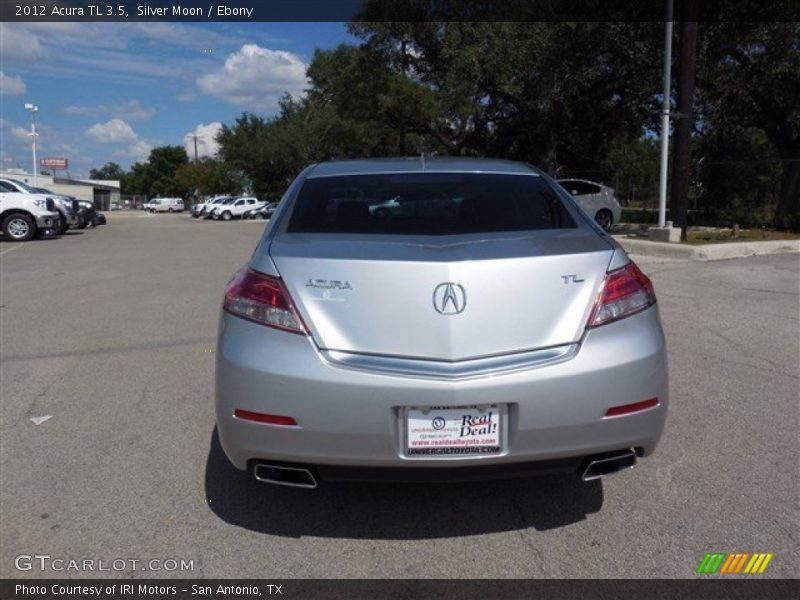 Silver Moon / Ebony 2012 Acura TL 3.5
