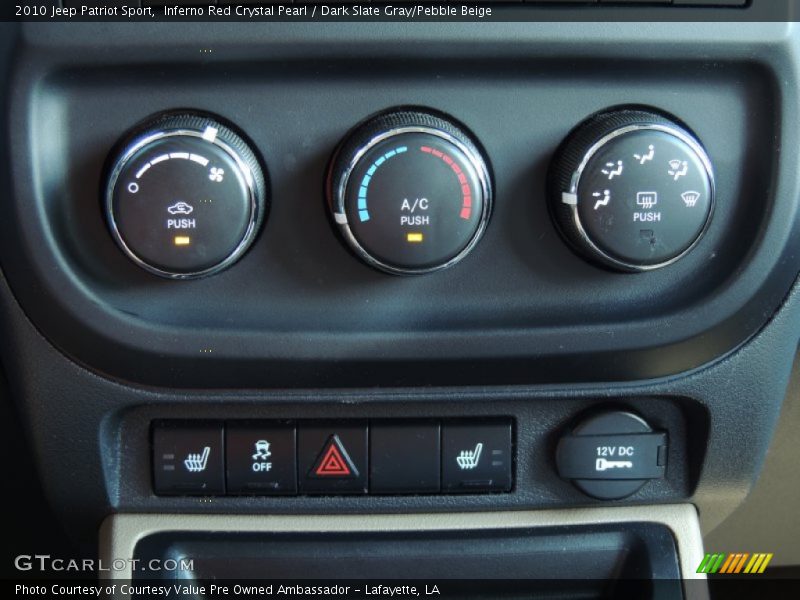 Inferno Red Crystal Pearl / Dark Slate Gray/Pebble Beige 2010 Jeep Patriot Sport