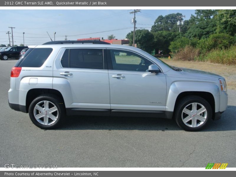 Quicksilver Metallic / Jet Black 2012 GMC Terrain SLE AWD