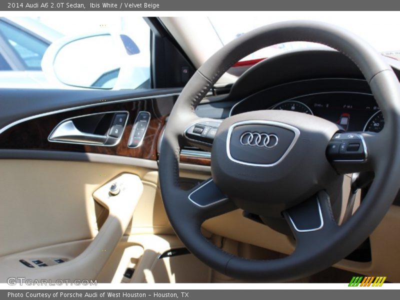 Ibis White / Velvet Beige 2014 Audi A6 2.0T Sedan