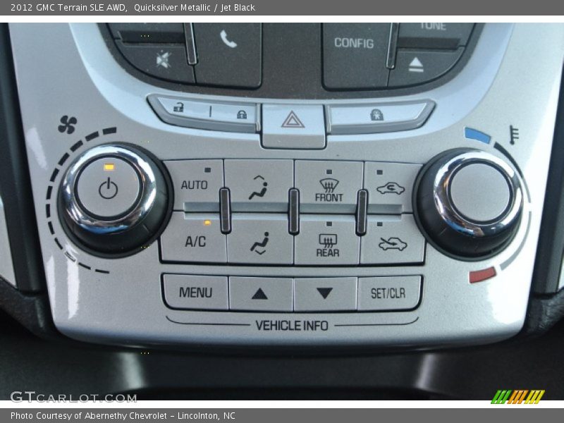 Quicksilver Metallic / Jet Black 2012 GMC Terrain SLE AWD