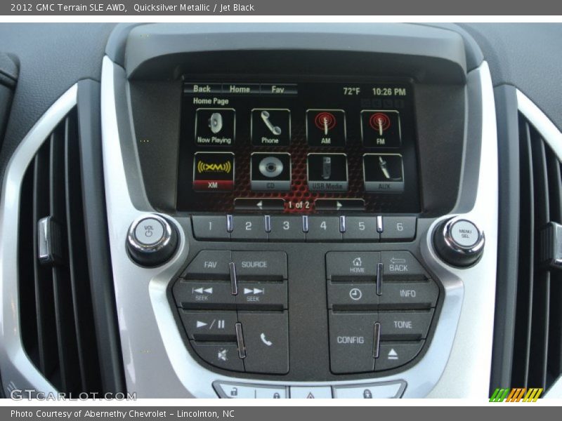 Quicksilver Metallic / Jet Black 2012 GMC Terrain SLE AWD