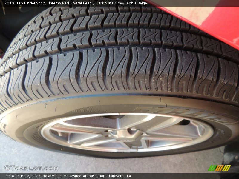 Inferno Red Crystal Pearl / Dark Slate Gray/Pebble Beige 2010 Jeep Patriot Sport