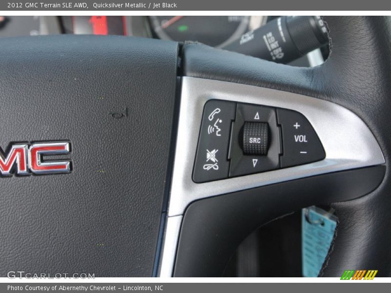 Quicksilver Metallic / Jet Black 2012 GMC Terrain SLE AWD