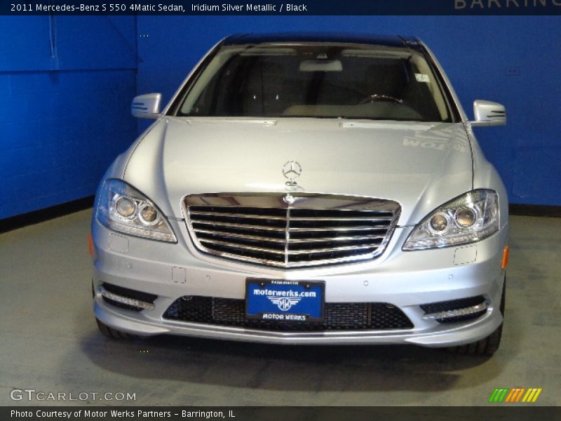 Iridium Silver Metallic / Black 2011 Mercedes-Benz S 550 4Matic Sedan